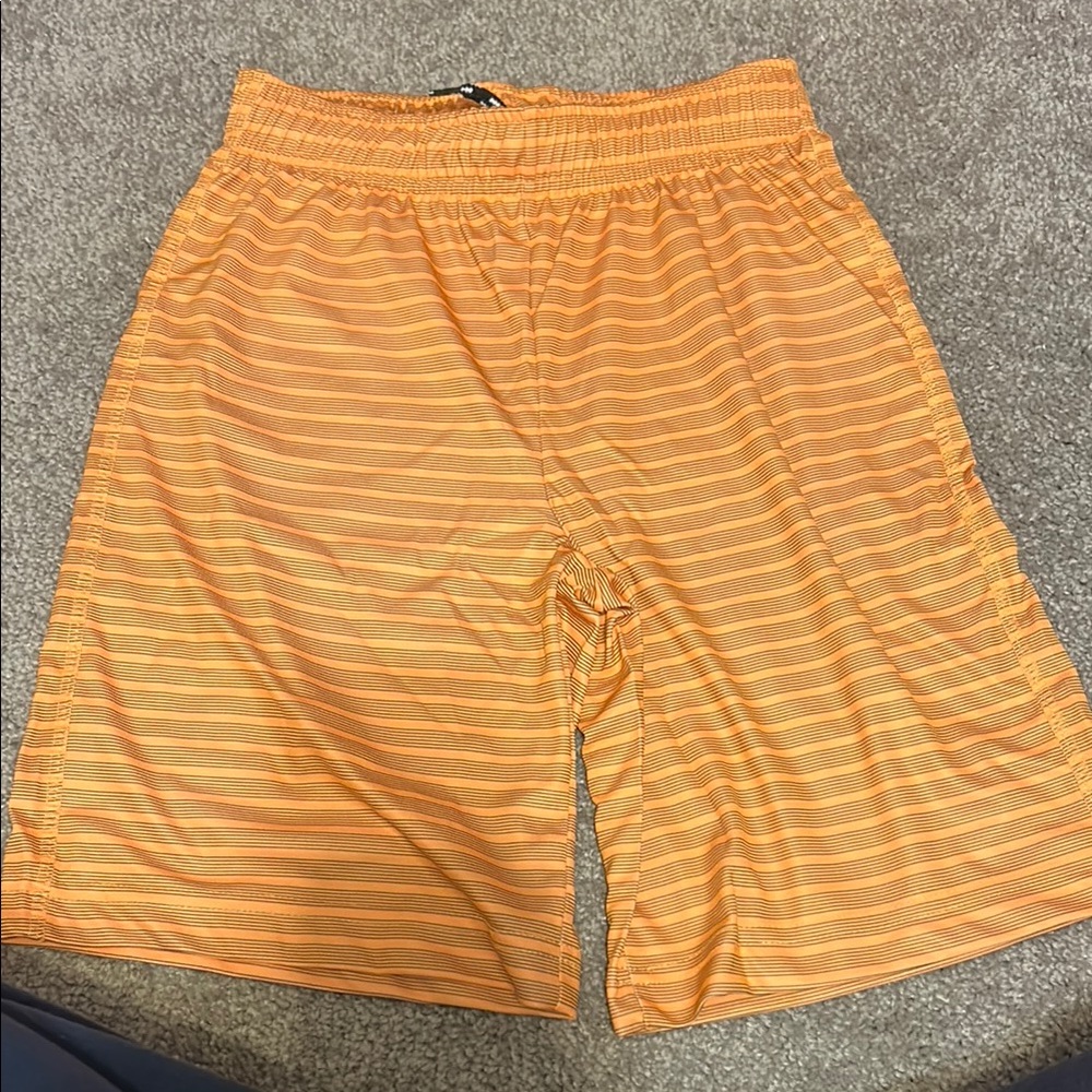 NWOT Old Navy Kids Orange Striped Shorts